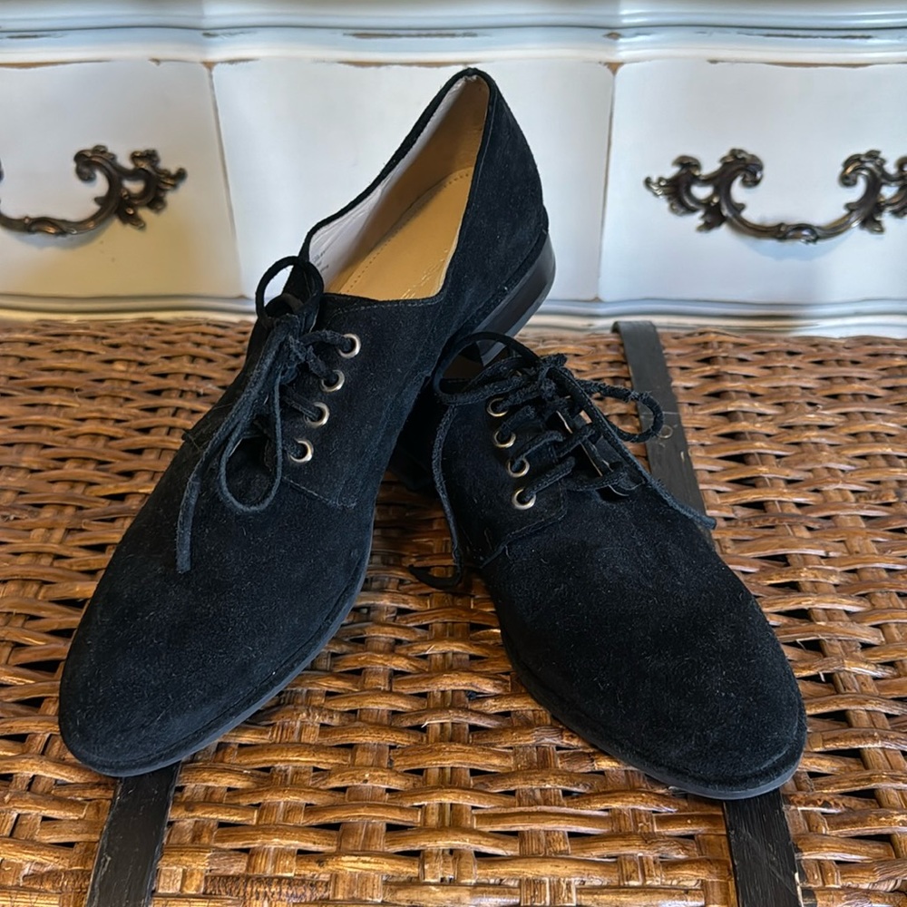 Via Spiga Suede Oxford Shoes